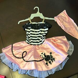 Poodle costume for girl - skate, dance, or Halloween